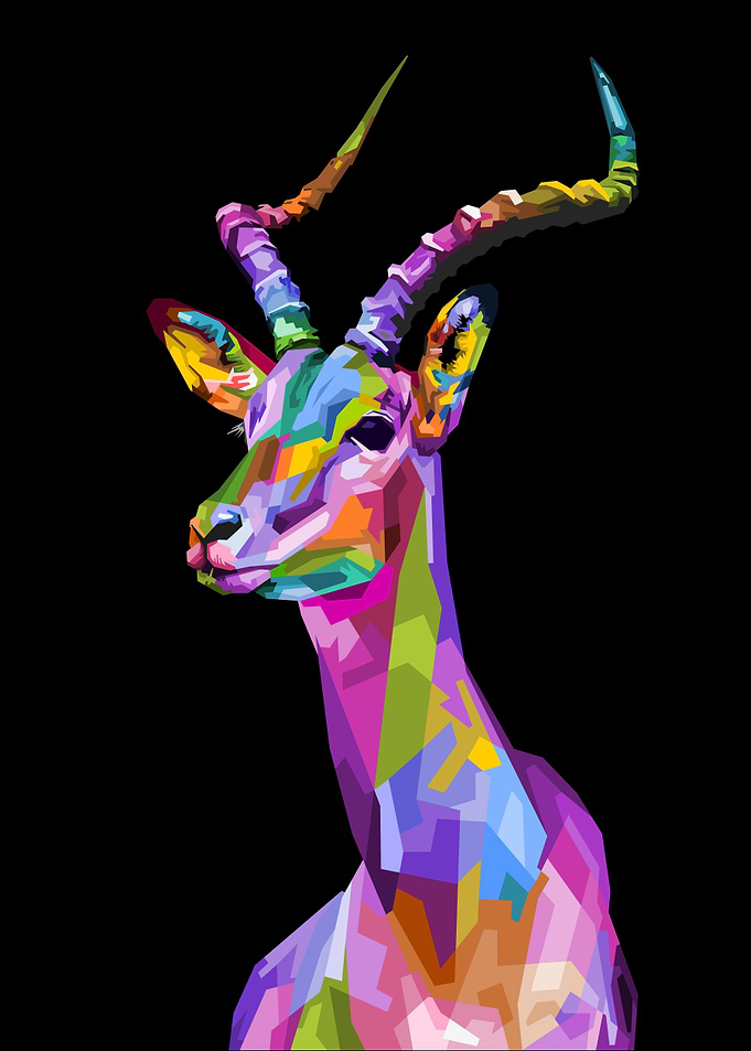 Colorful impala