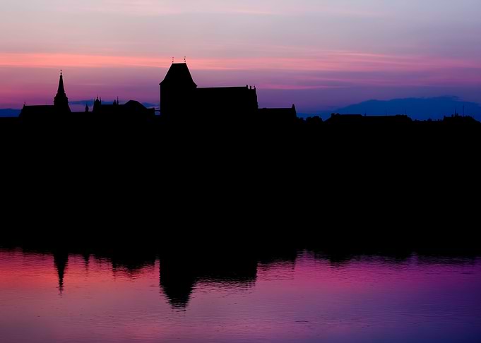 Torun Silhouette Skyline