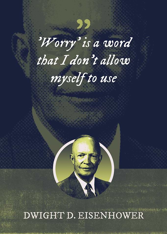 Worry is a word that I