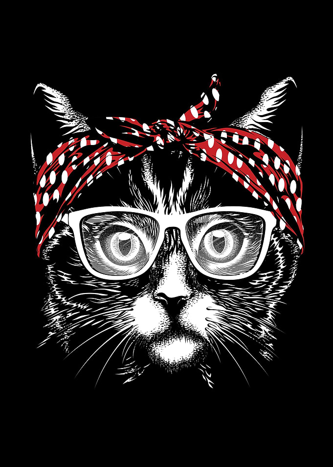 American Cat Bandana
