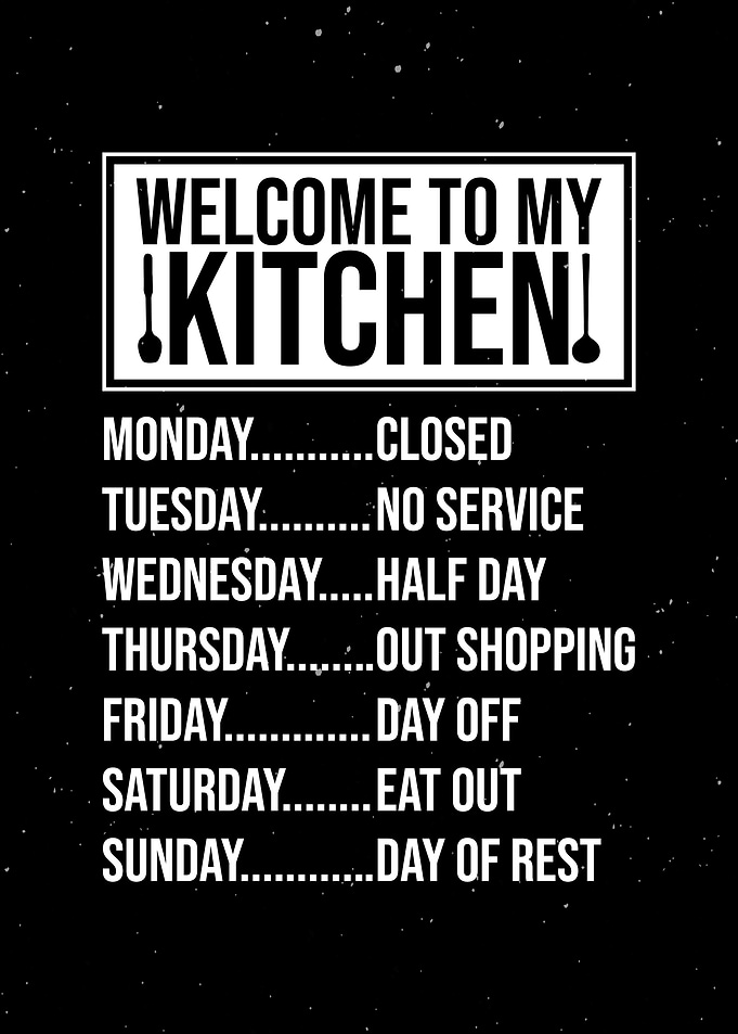 Welcome To My Kitchen