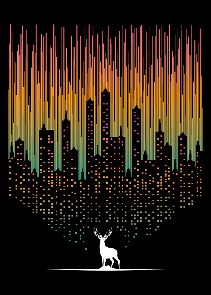 The Deer and City