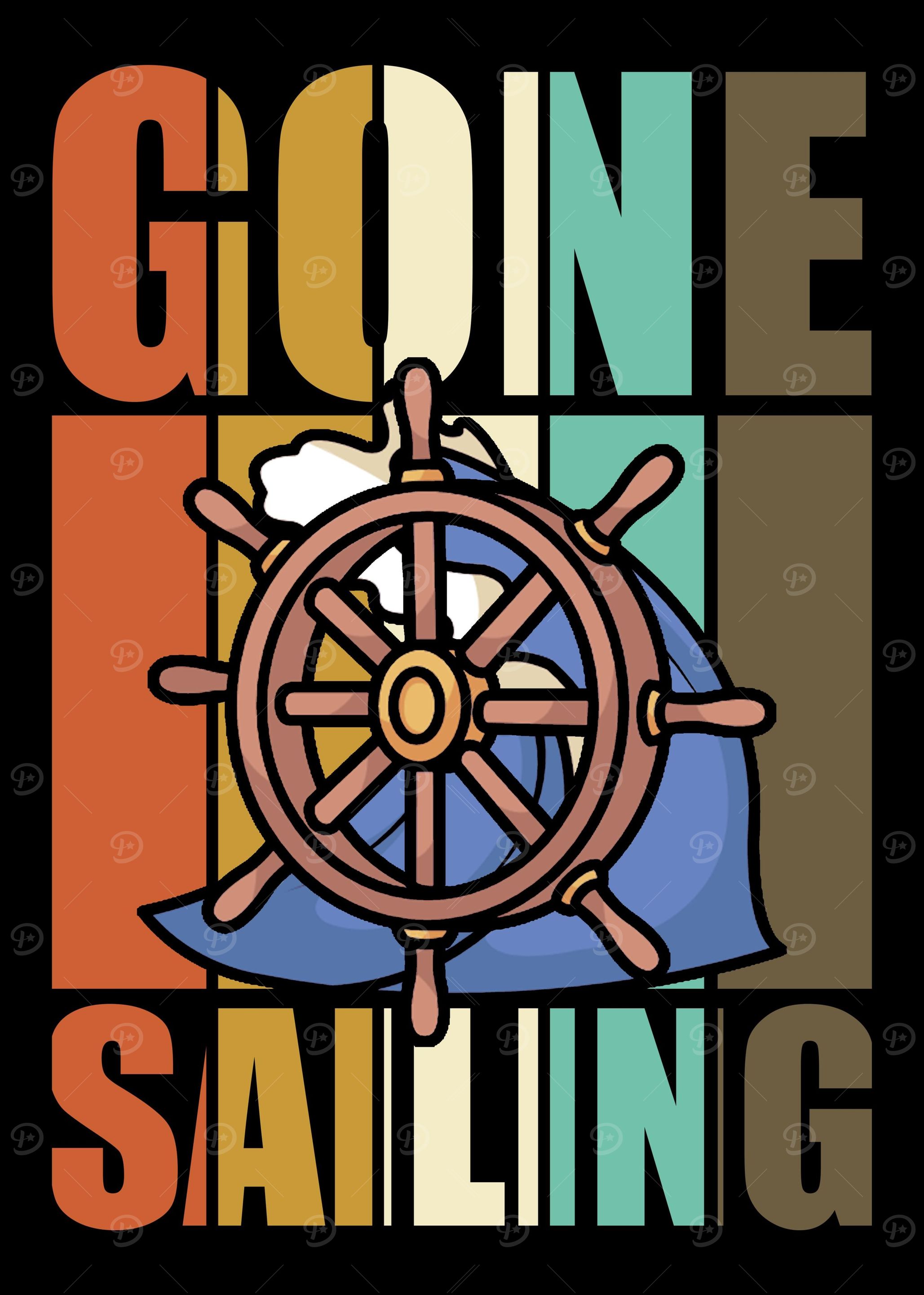 Gone sailing vintage boat