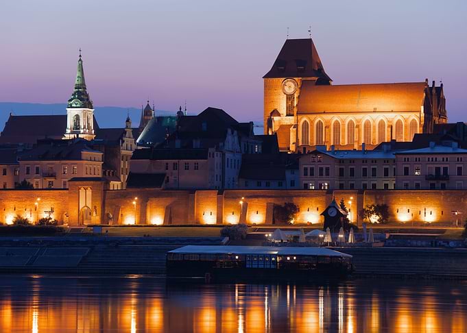 Torun at Dusk