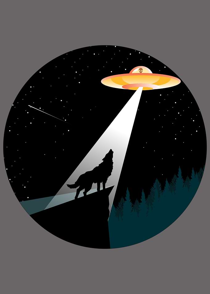 Wolf and Alien