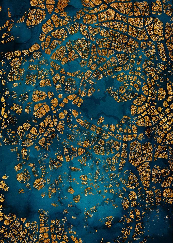 Blue Gold Texture 19