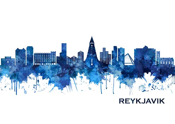 Reykjavik Iceland Skyline
