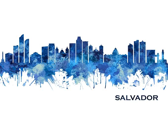 Salvador Brazil Skyline