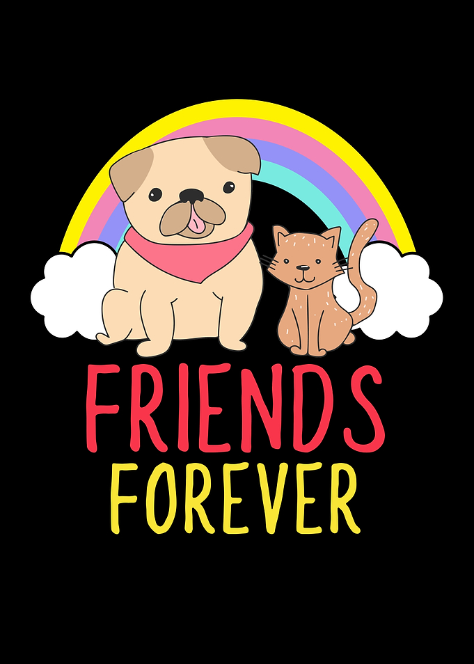 Cute Animals Rainbow