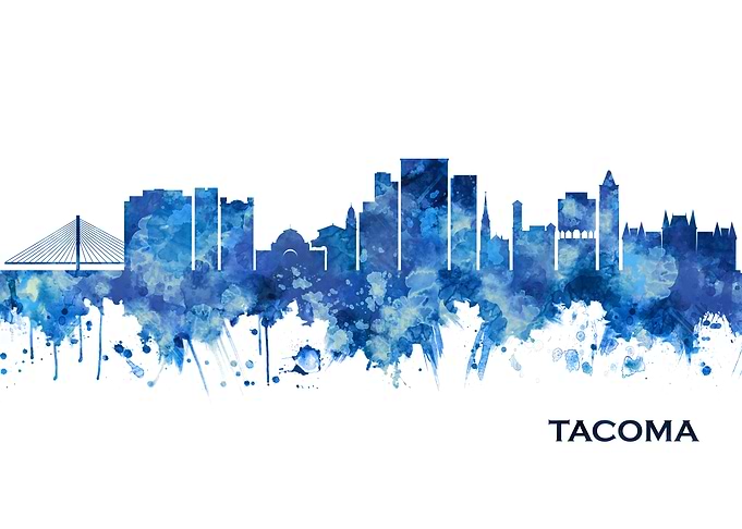 Tacoma Washington Skyline