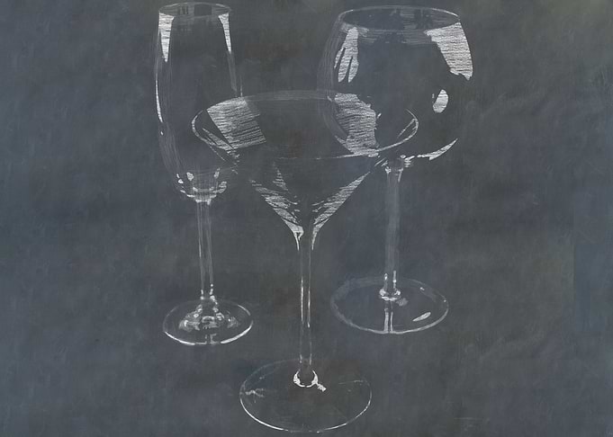 Glasses in Chalk