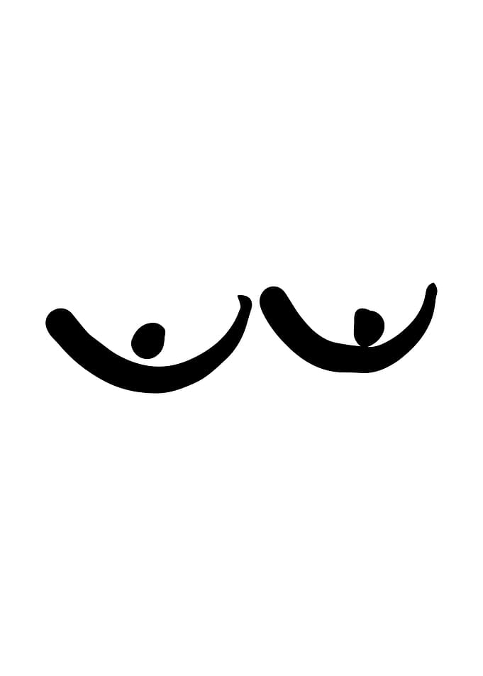 Simple Boobs Drawing