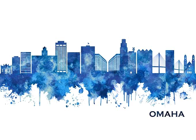 Omaha Nebraska Skyline
