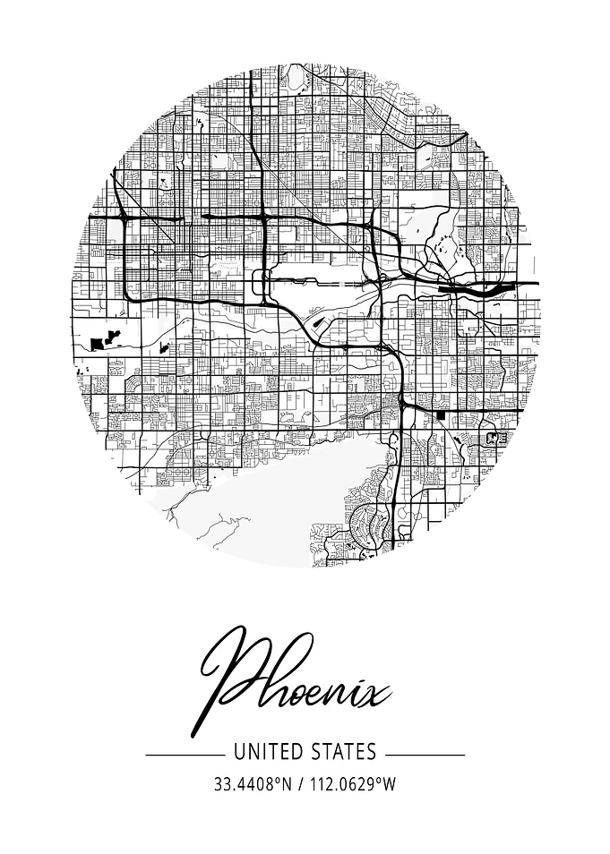 Phoenix City Map
