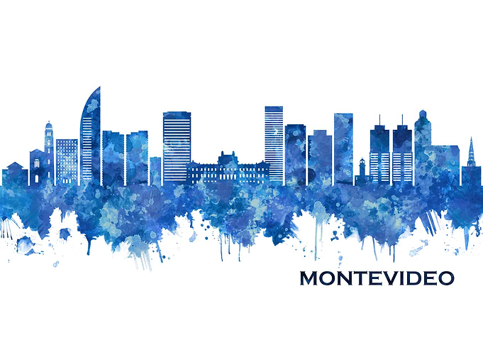 Montevideo Uruguay Skyline