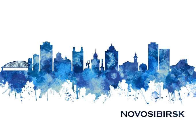 Novosibirsk Russia Skyline