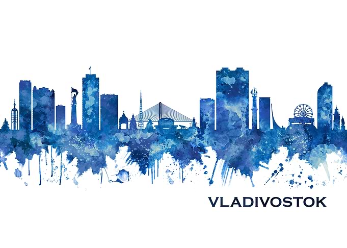 Vladivostok Russia Skyline