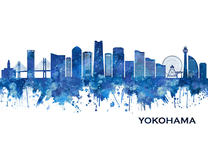 Yokohama Japan Skyline