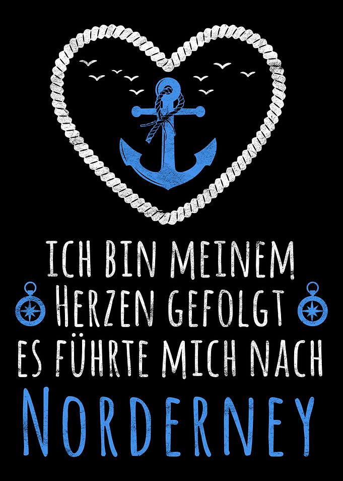Norderney Nordsee Spruch