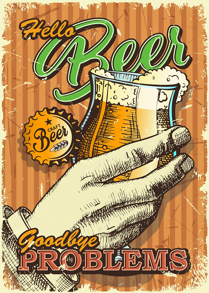 Vintage Beer Poster