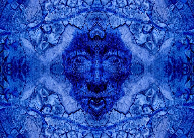 Blue portrait 2