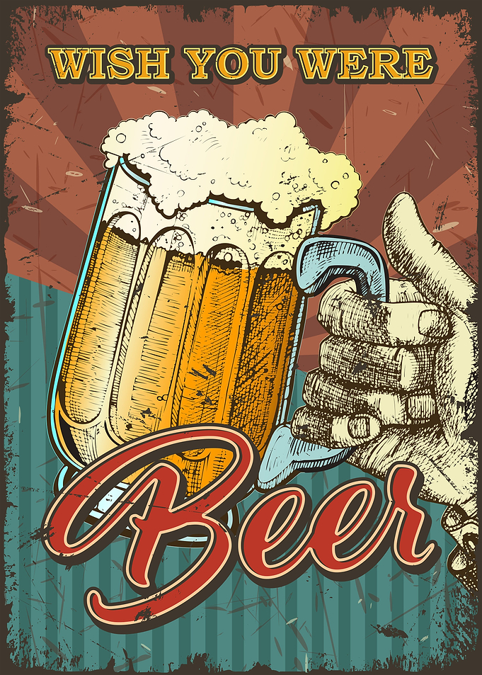 Vintage Beer Poster
