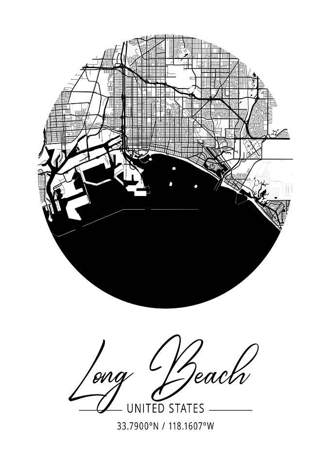 Long Beach City Map