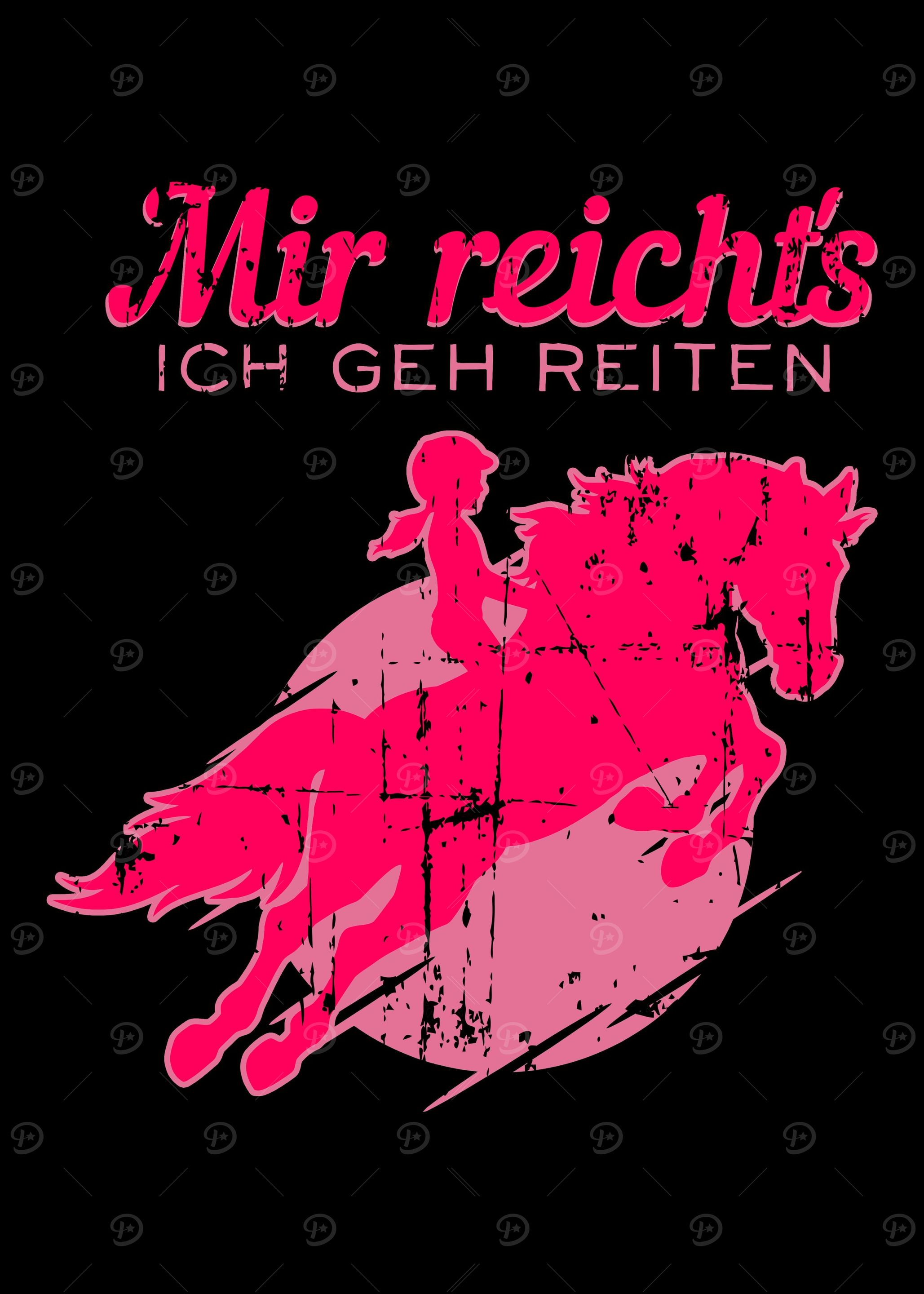 Ich ge Reiten Geschenk