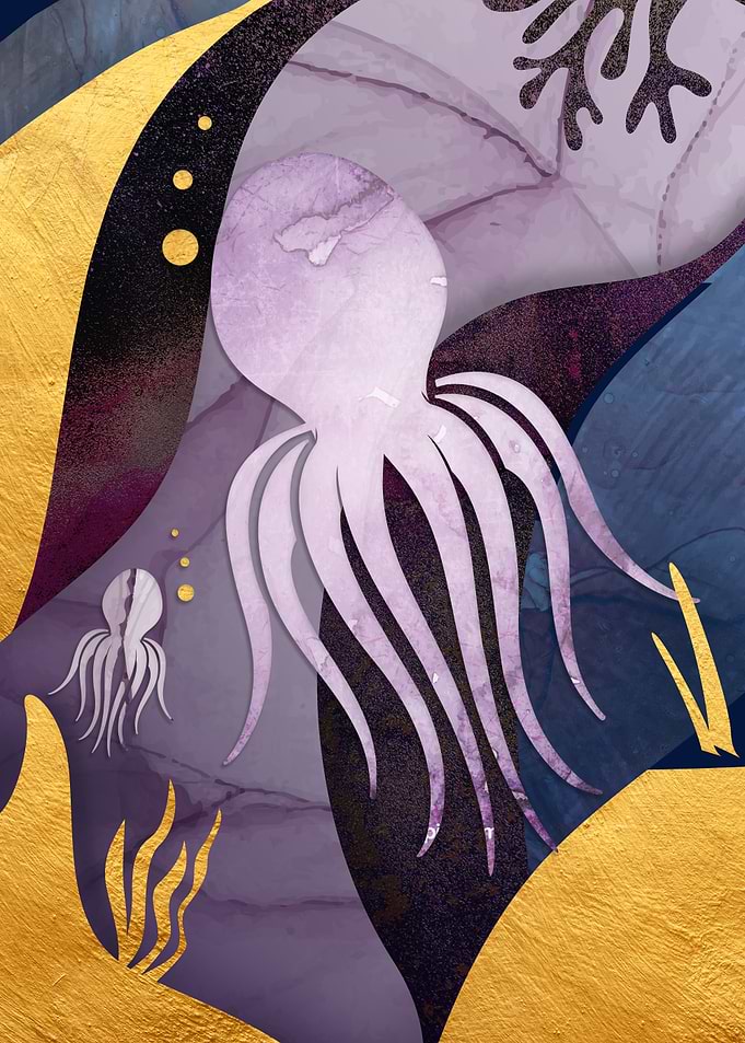 Gold Octopus
