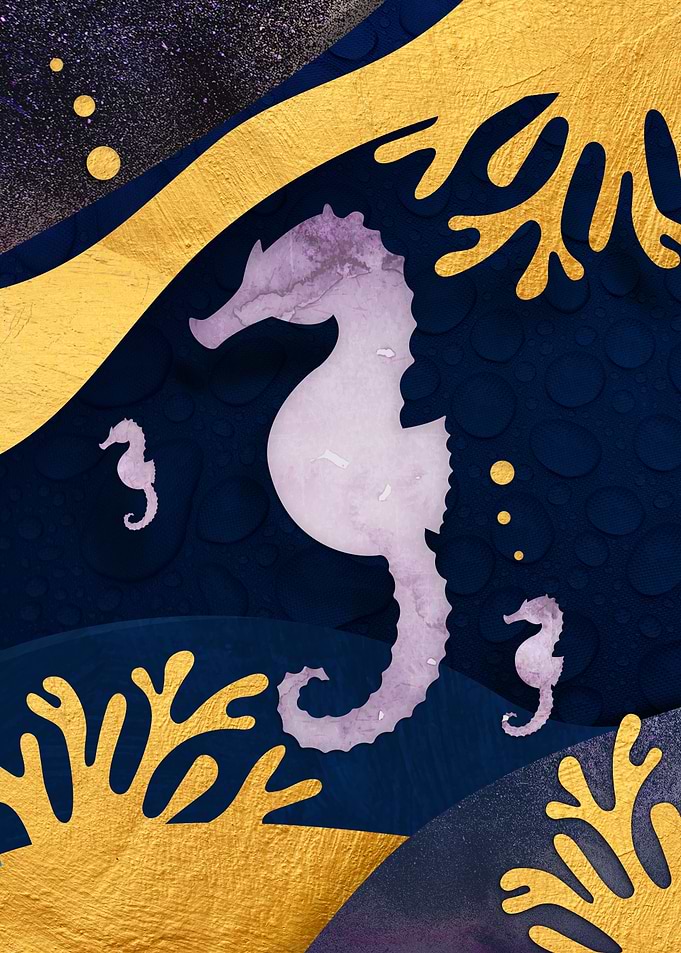Gold Seahorse