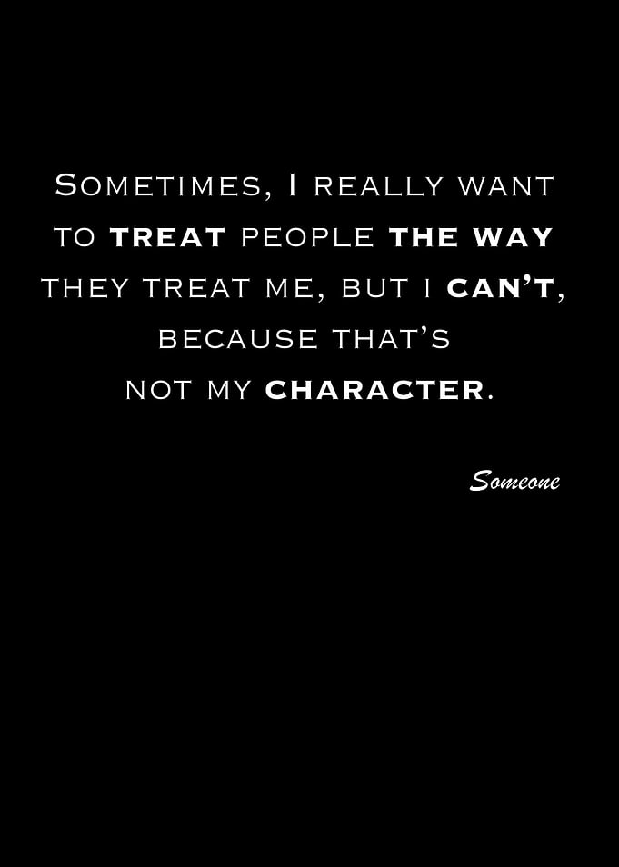 Character quote