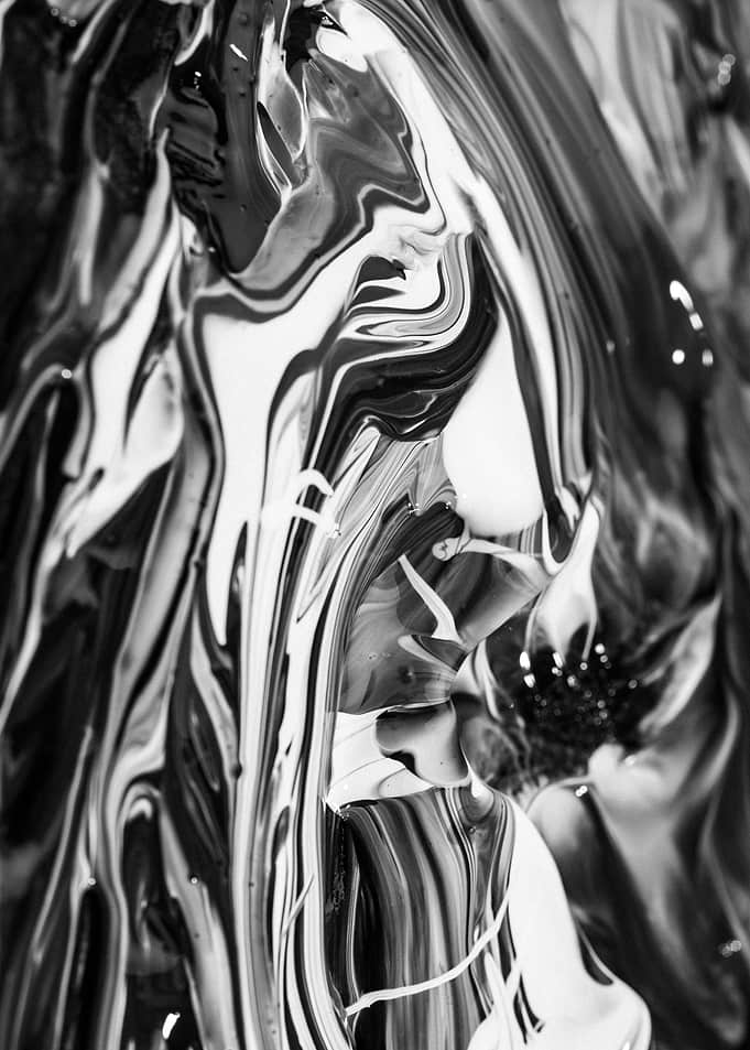 Abstract Black and White