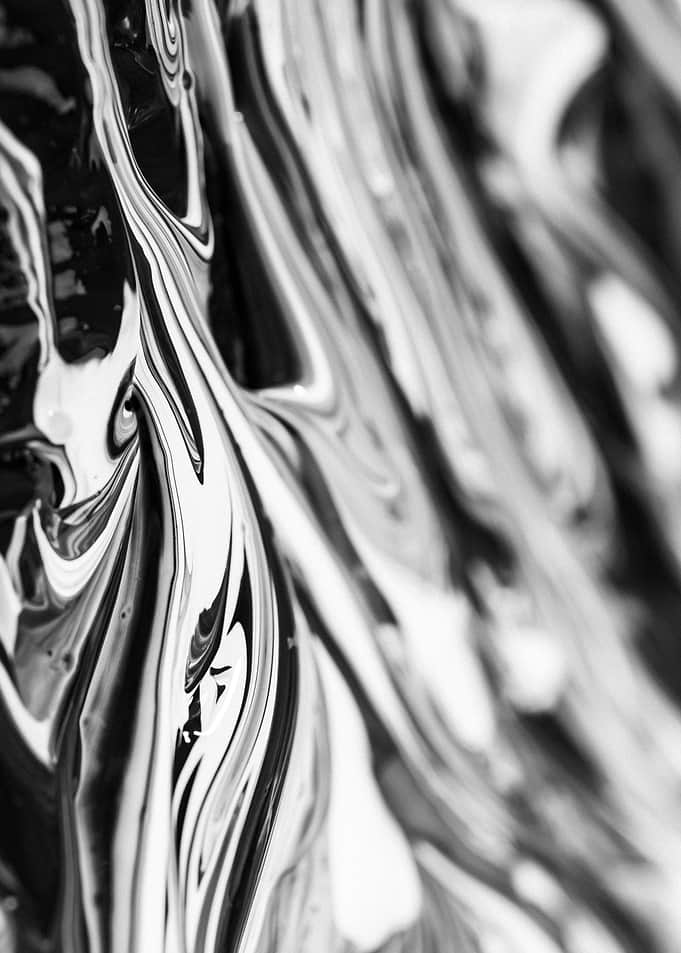 Abstract Black and White