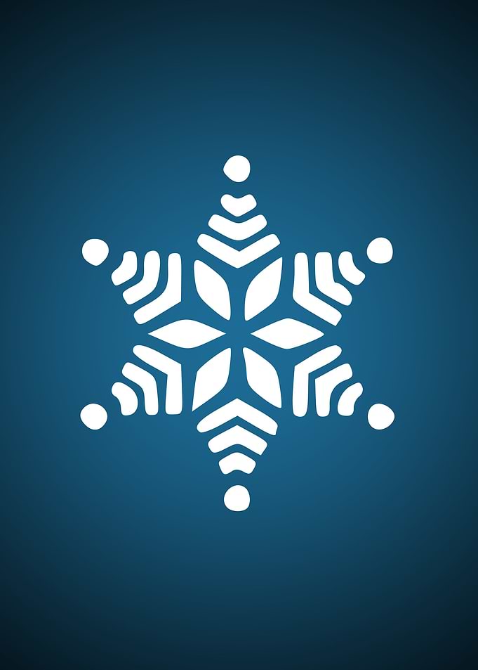 Beautiful snowflake