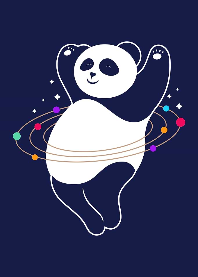 Cute Panda Galaxy