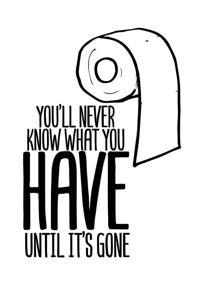 Funny Toilet Paper Artwork