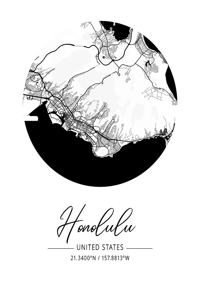 Honululu City Map