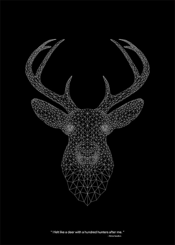 low poly deer