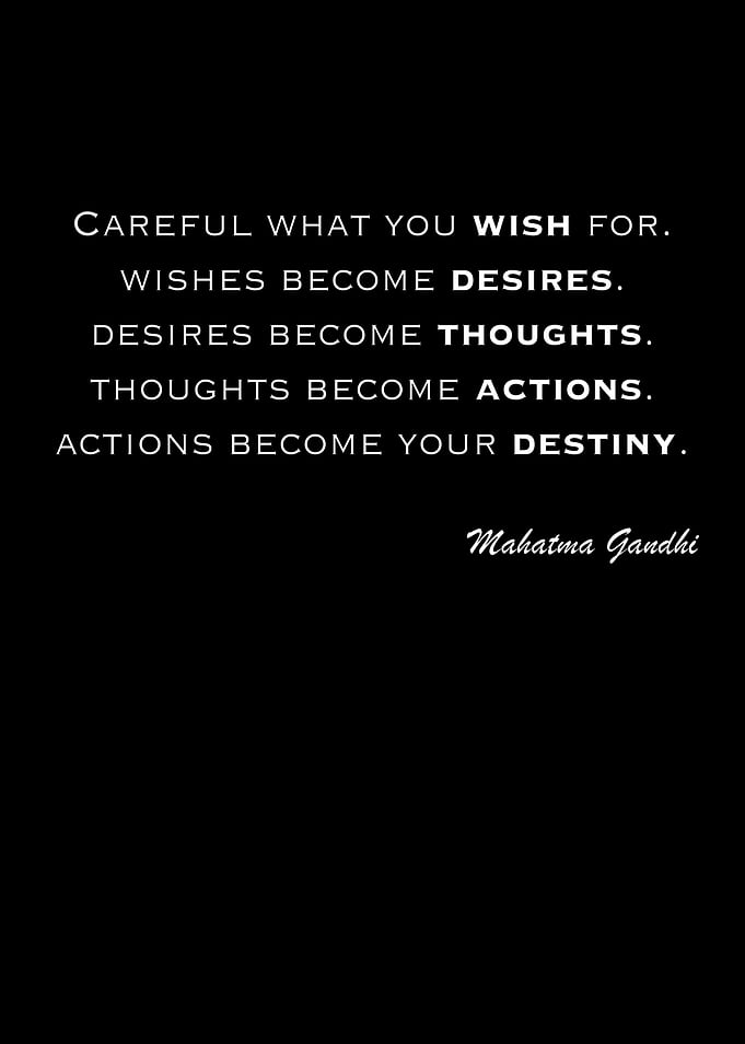 Wish and mind Quote