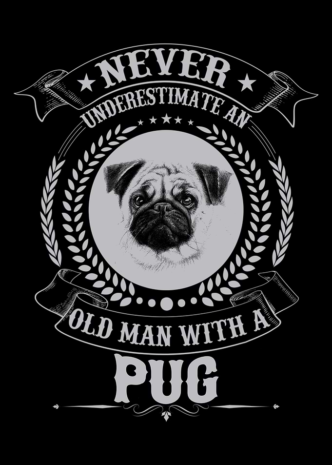 Old Man with a Pug