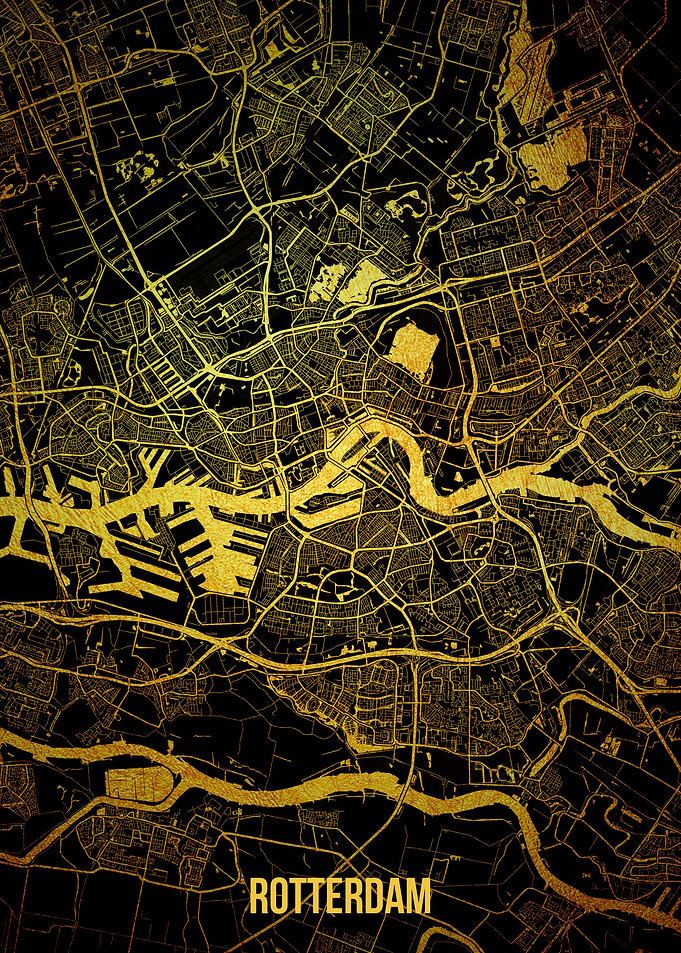 Rotterdam gold map