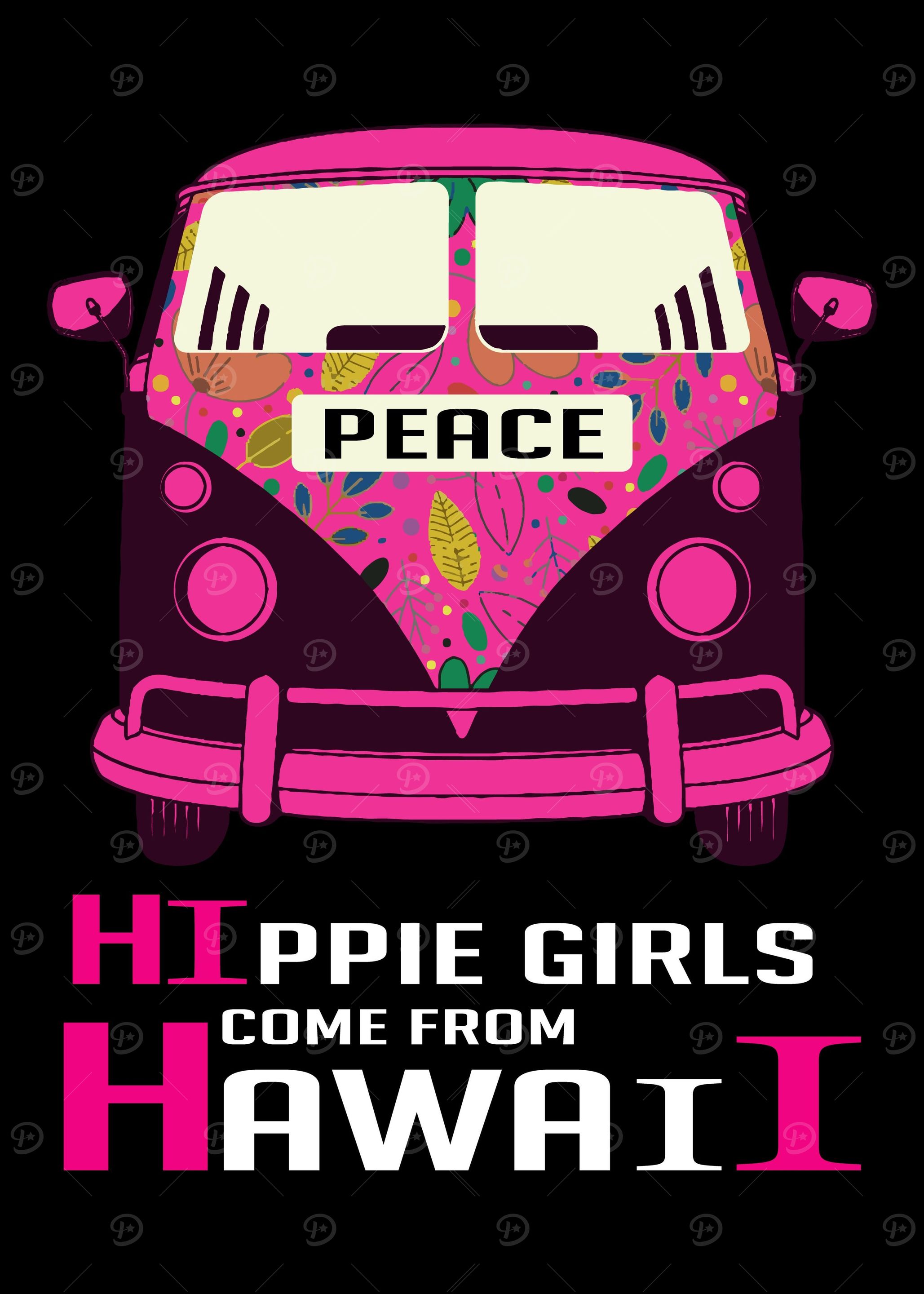 Hippie Hawaii Girl Hippie