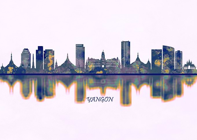 Yangon Skyline