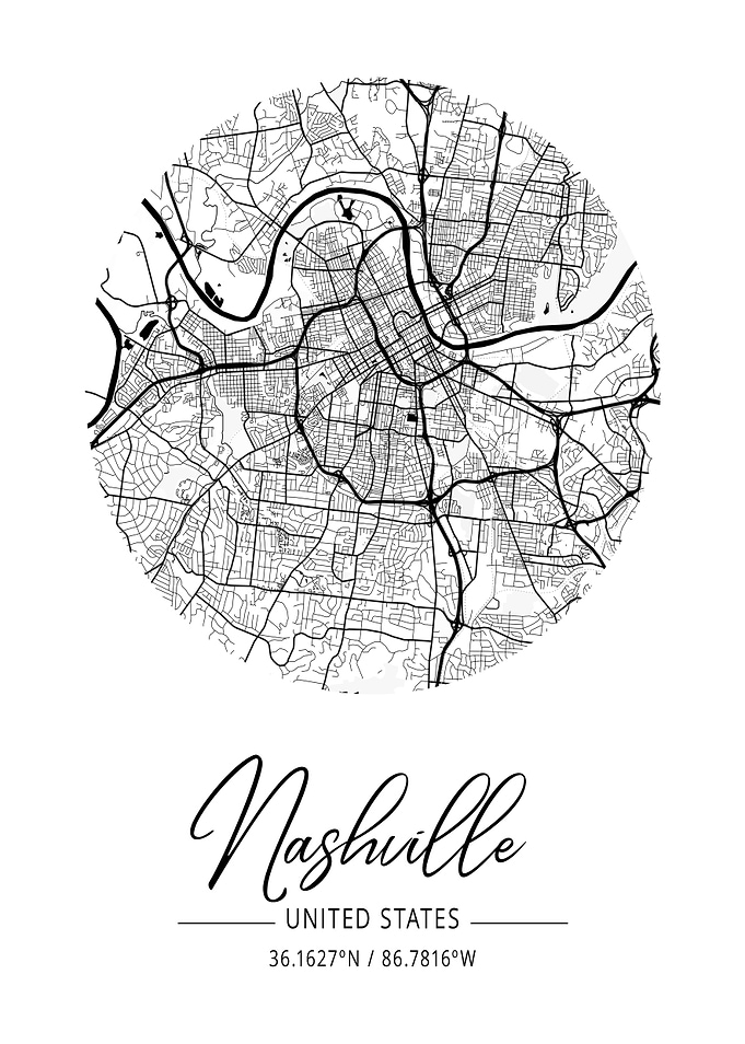 Nashville City Map