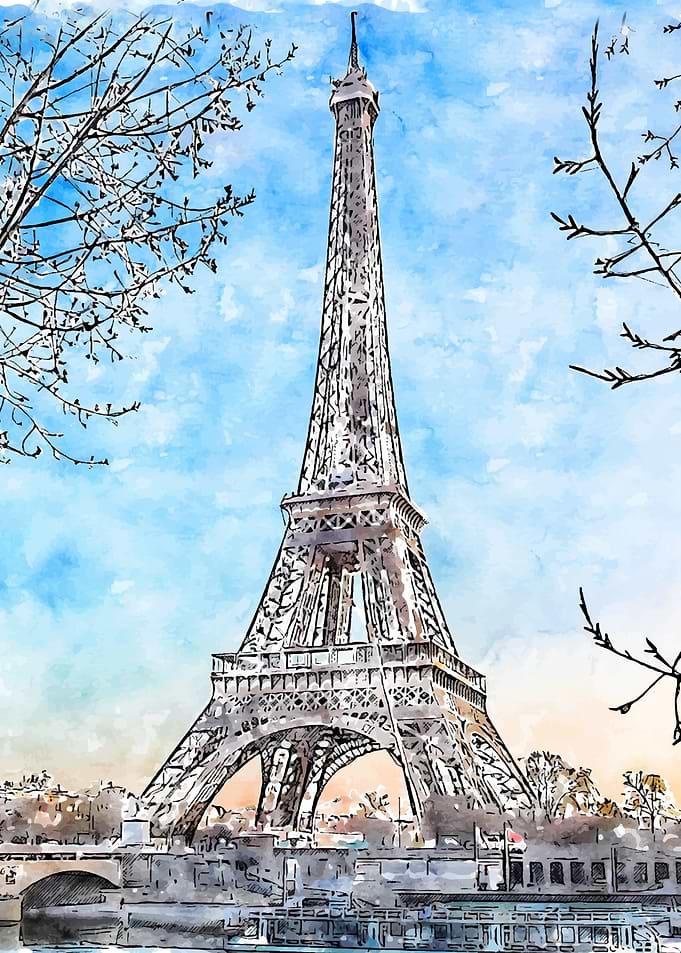 Paris In Watercolor