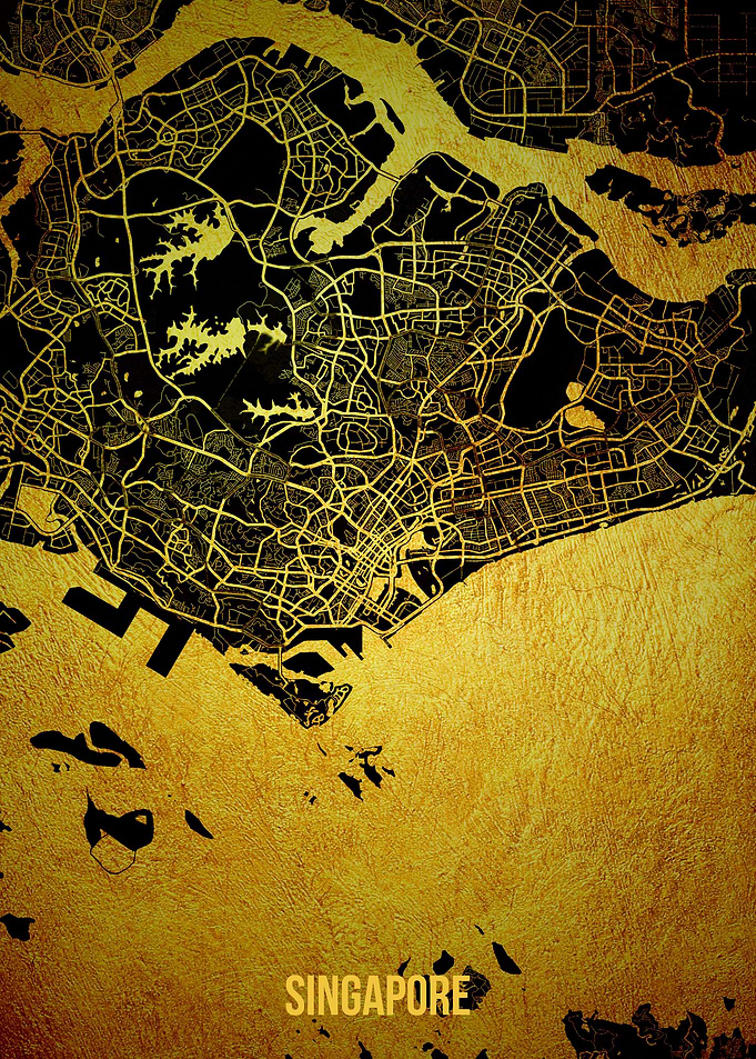 Singapore gold map