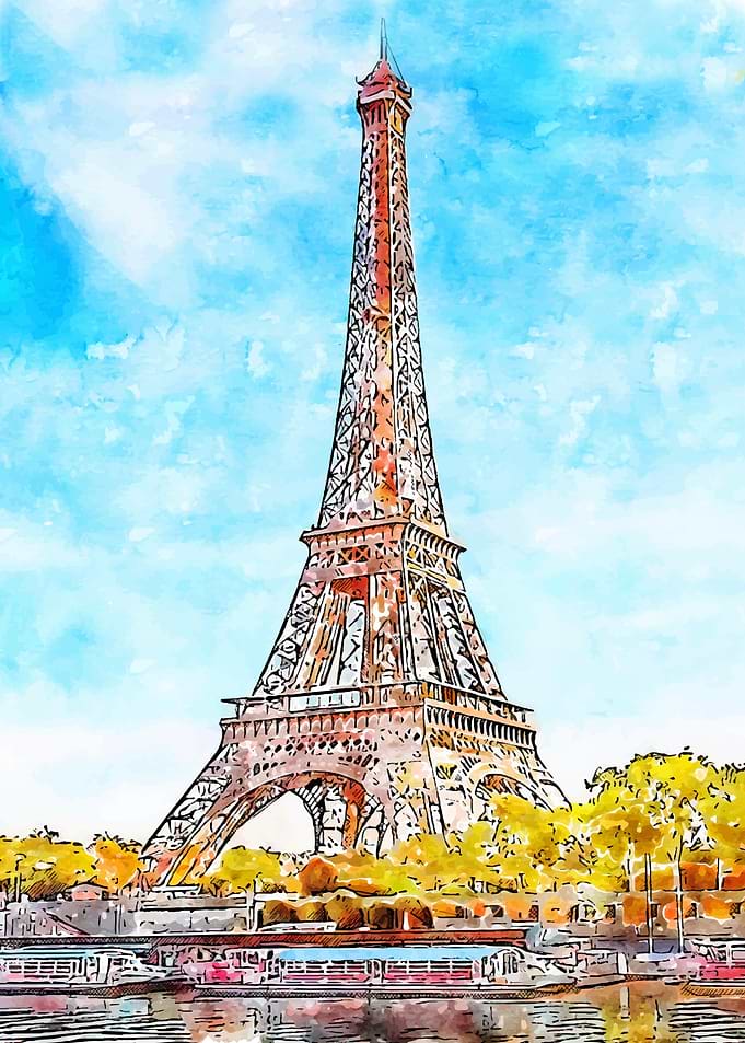 Paris In Watercolor