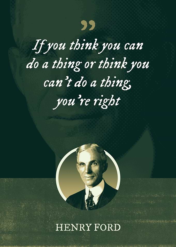 If you think you can do a