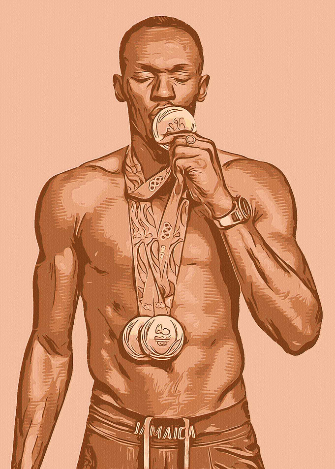 Usain Bolt Jamaican sprint