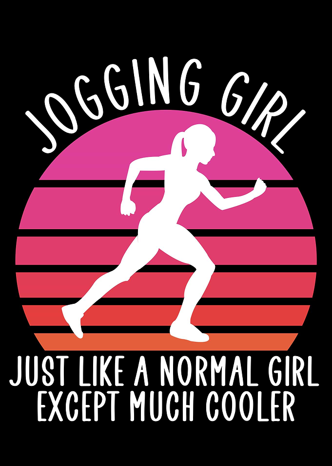 jogging girl